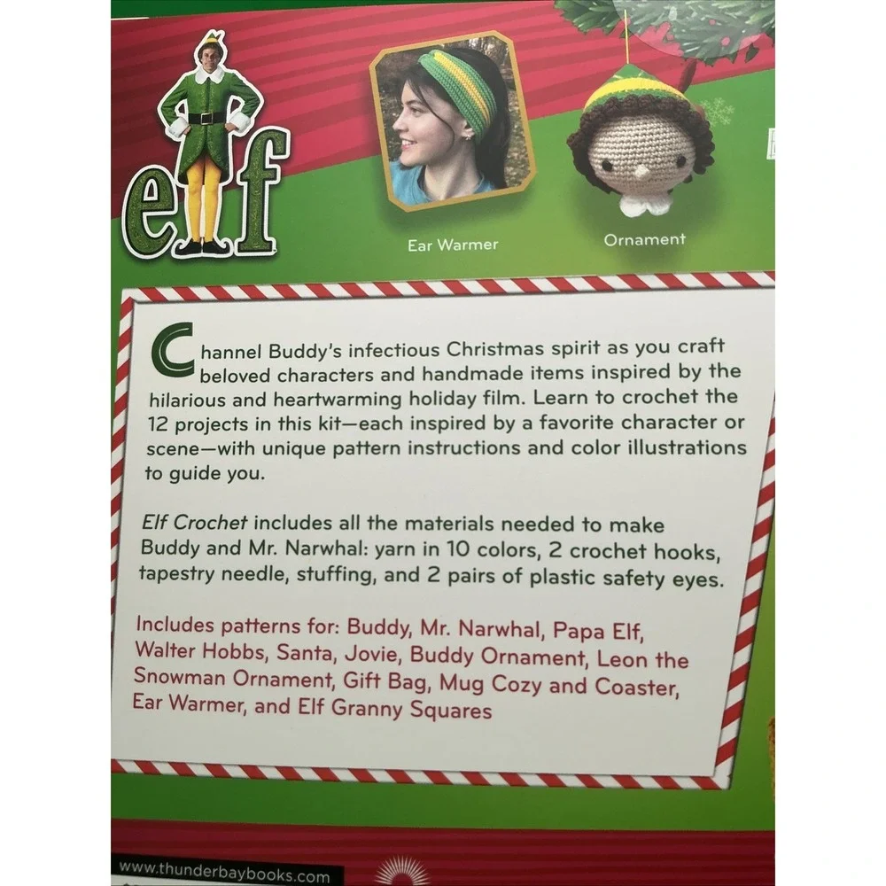 Elf Crochet, Complete Set to Make 12‎ Elf-Inspired Gifts. BRAND NEW